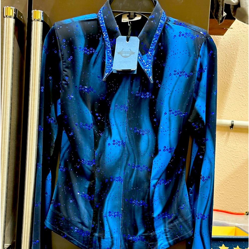 NWT Lisa Nelle Limited Edition One of a Kind Show/All Day Jacket Shirt. Size S